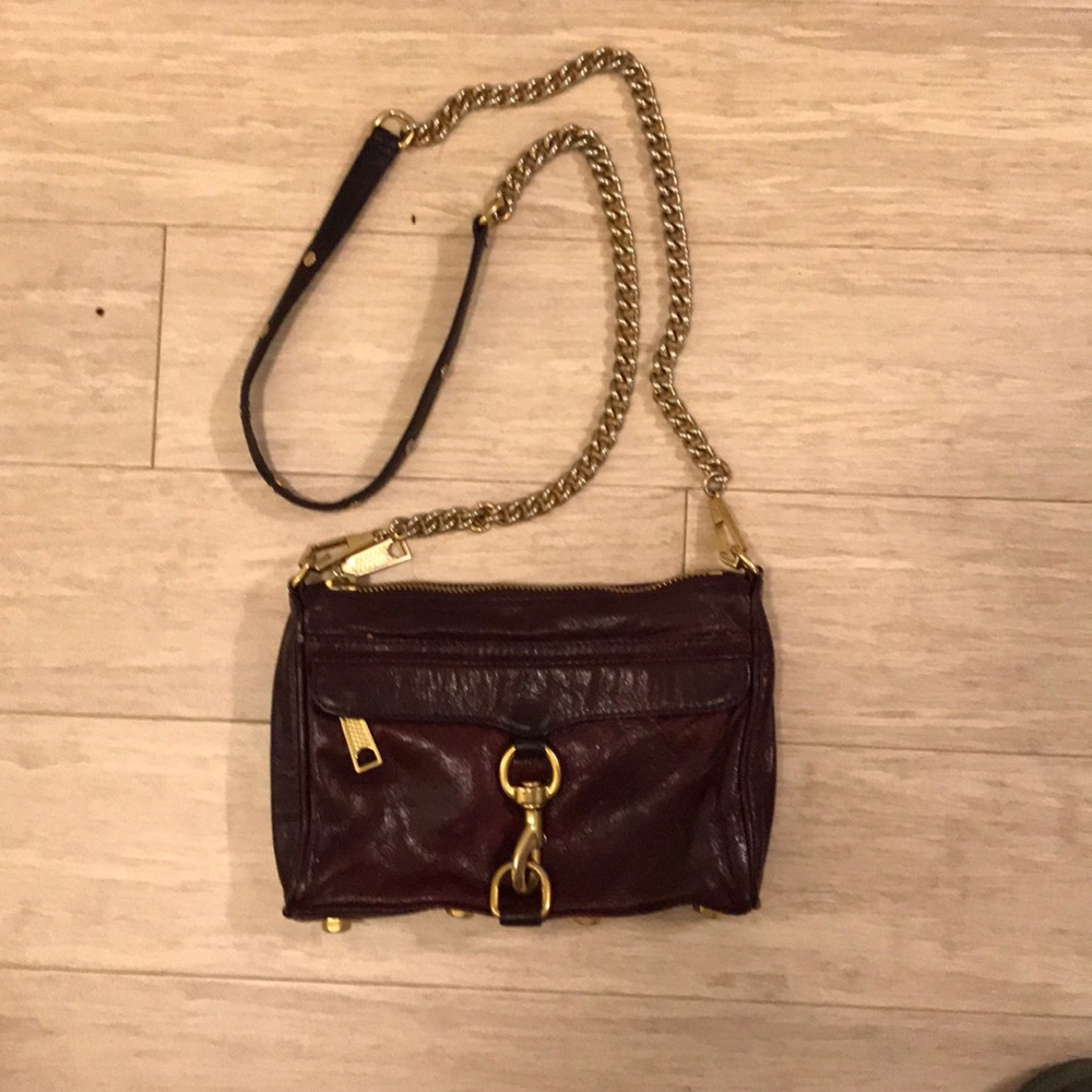 Rebecca Minkoff mini-MAC burgundy, fall color